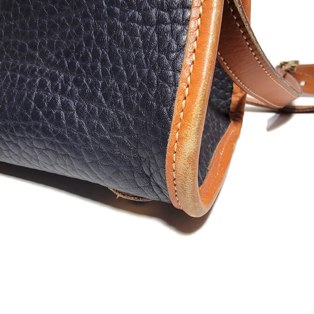 Vintage 1980's Navy Blue Dooney & Bourke Essex Shoulder Bag Crossbody - Picture 8 of 15